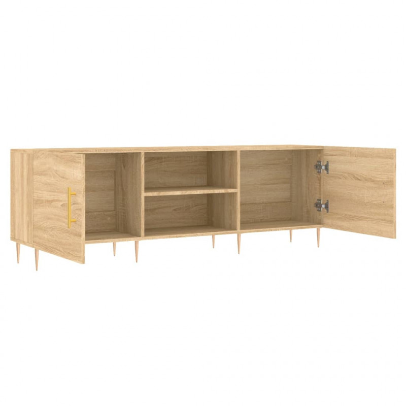 Szafka TV, dąb sonoma, 150x30x50 cm, materiał drewnopochodny