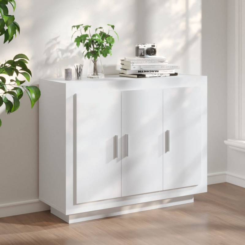 Szafka, biała, 92x35x75 cm, materiał drewnopochodny