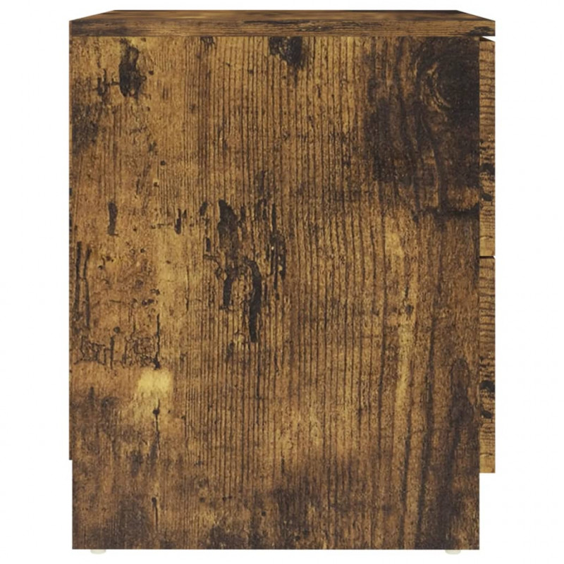 Szafka nocna, przydymiony dąb, 40x40x50 cm