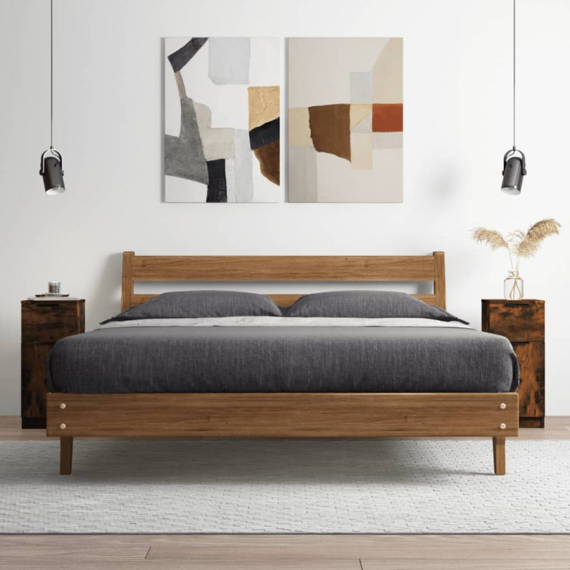 Szafka, przydymiony dąb, 30x30x70 cm, materiał drewnopochodny