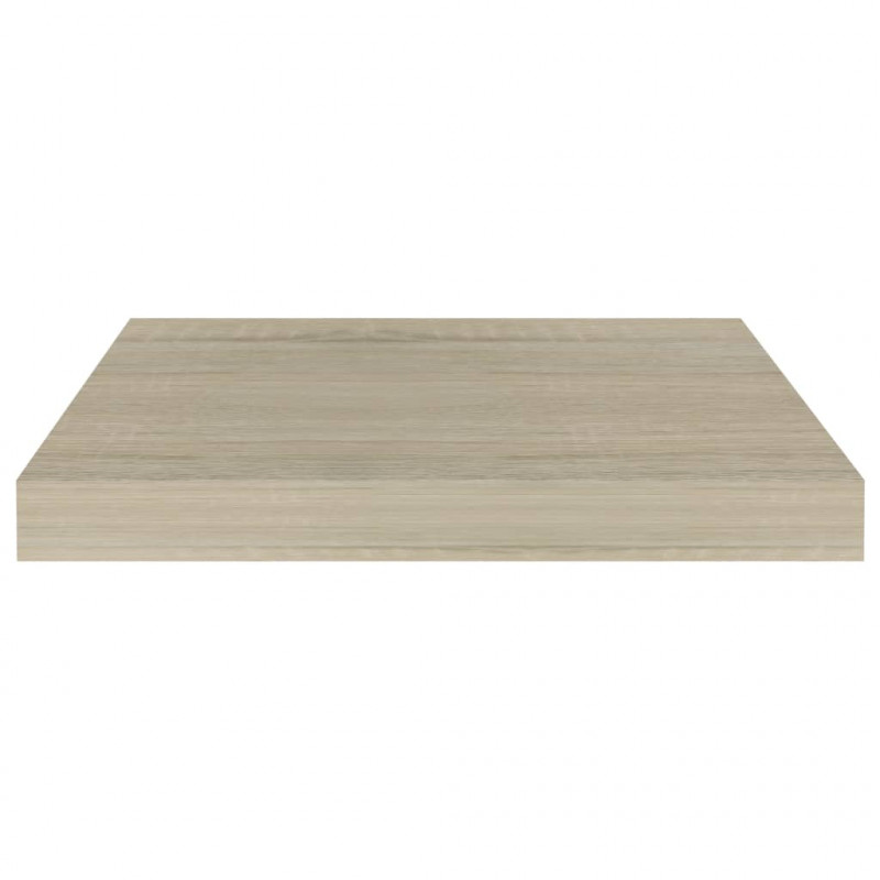 Półka ścienna, kolor dębowy, 40x23x3,8 cm, MDF