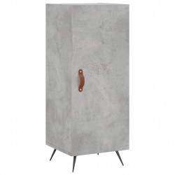 Szafka, szarość betonu, 34,5x34x90 cm, materiał drewnopochodny