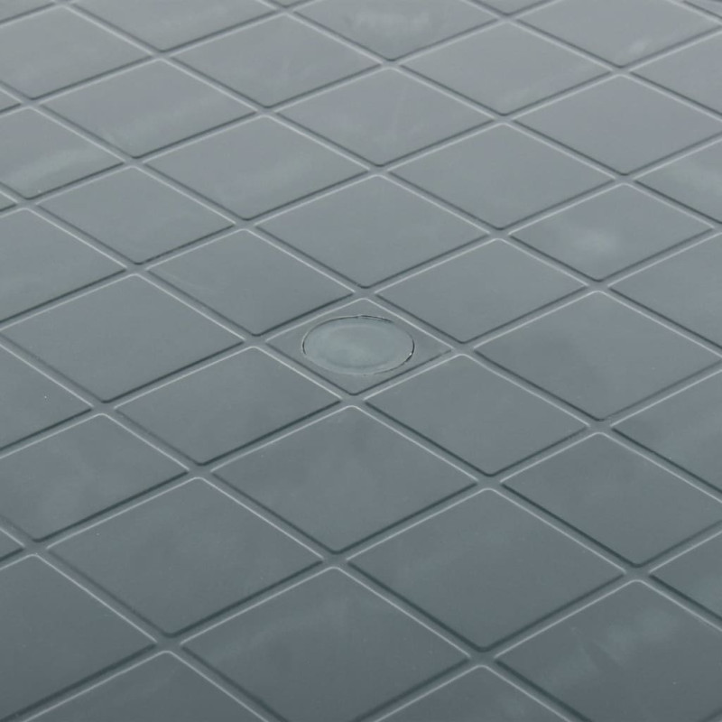 Stolik ogrodowy, zielony, 89 cm, plastikowy