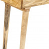 Stolik konsola, 115x35x76 cm, lite drewno mango