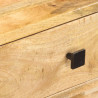 Stolik konsola, 115x35x76 cm, lite drewno mango