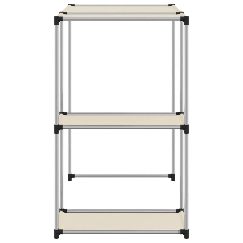 Regał nad pralkę, kremowy, 87x55x90,5 cm, żelazo