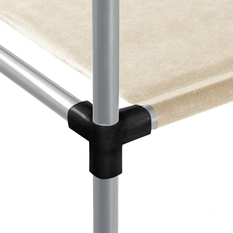 Regał nad pralkę, kremowy, 87x55x90,5 cm, żelazo