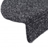 Samoprzylepne nakładki na schody, 10 szt., szare, 65x21x4 cm