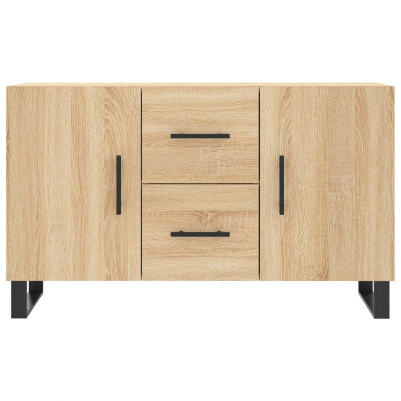 Komoda, dąb sonoma, 100x36x60 cm, materiał drewnopochodny