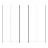 Parawan 5-panelowy, biały, 250x220 cm, tkanina