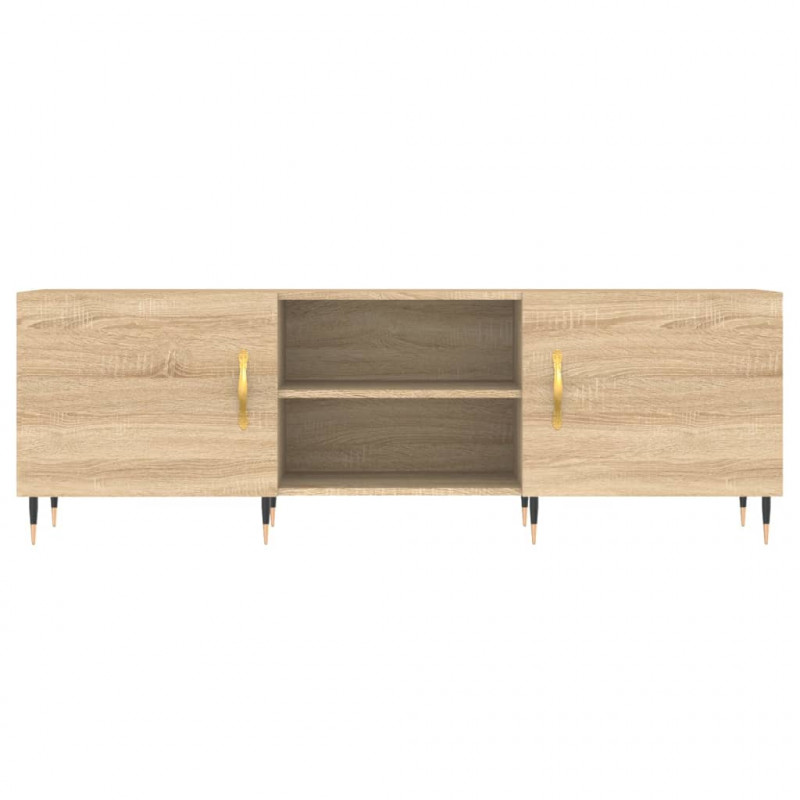 Szafka TV, dąb sonoma, 150x30x50 cm, materiał drewnopochodny