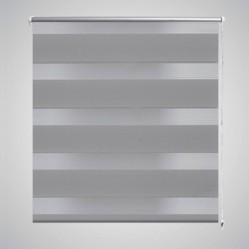 Roleta Zebra 120 x 230 cm Szara