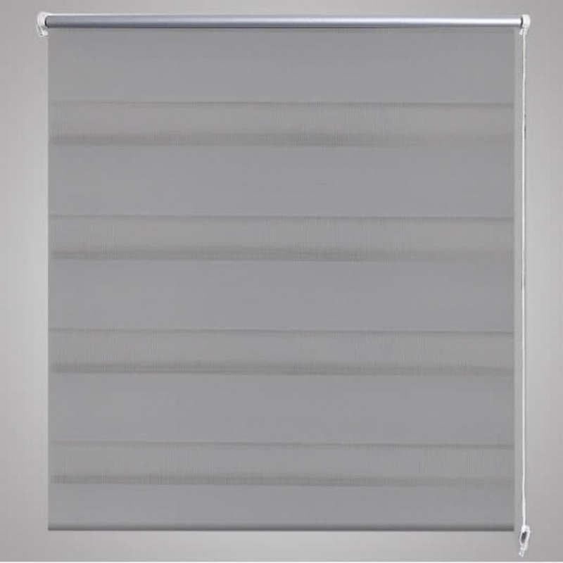 Roleta Zebra 120 x 230 cm Szara