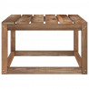 Ogrodowe stoliki z palet, 2 szt., 60x60x36,5 cm, drewno sosnowe