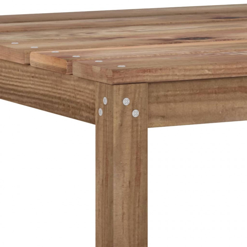 Ogrodowe stoliki z palet, 2 szt., 60x60x36,5 cm, drewno sosnowe
