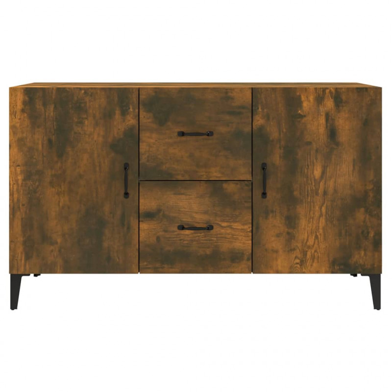 Szafka, przydymiony dąb, 100x36x60 cm, materiał drewnopochodny