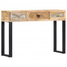 Stolik typu konsola, 110x30x76 cm, lite drewno mango