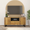 Szafka RTV, 105x33,5x46 cm, mango i materiał drewnopochodny