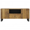 Szafka RTV, 105x33,5x46 cm, mango i materiał drewnopochodny