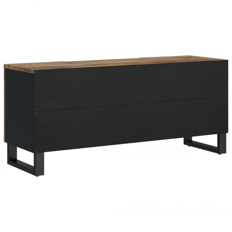 Szafka RTV, 105x33,5x46 cm, mango i materiał drewnopochodny