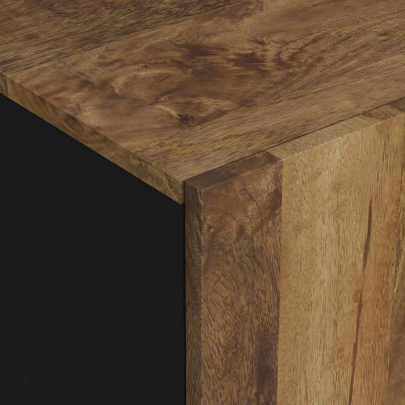 Szafka RTV, 105x33,5x46 cm, mango i materiał drewnopochodny