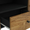 Szafka RTV, 105x33,5x46 cm, mango i materiał drewnopochodny