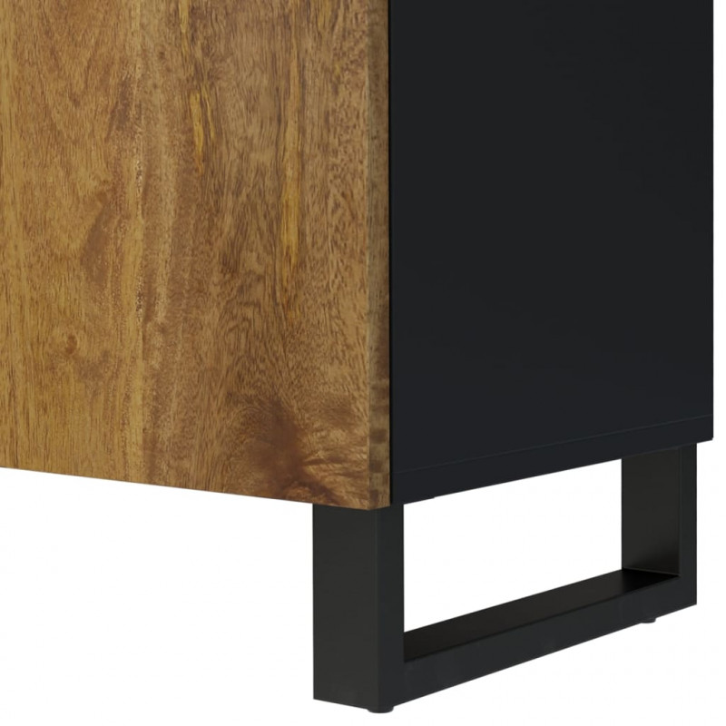 Szafka RTV, 105x33,5x46 cm, mango i materiał drewnopochodny