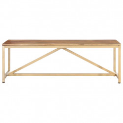 Stolik kawowy, 120x60x40 cm, lite drewno