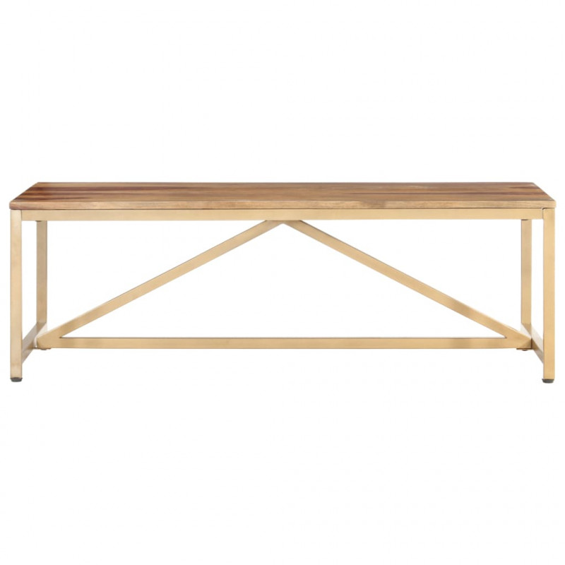 Stolik kawowy, 120x60x40 cm, lite drewno
