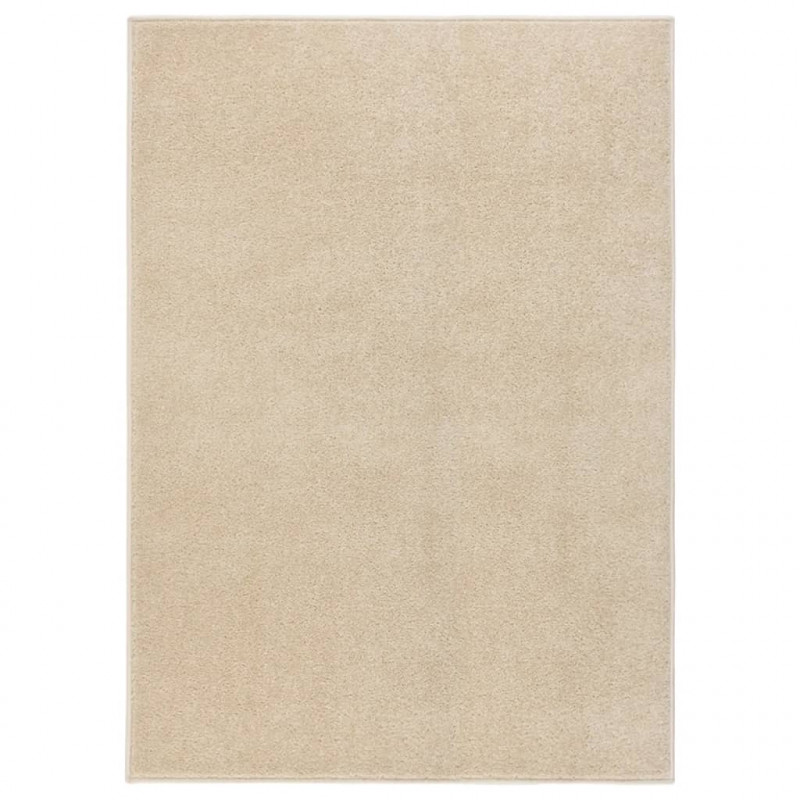 Dywan z krótkim runem, 140 x 200 cm, beżowy