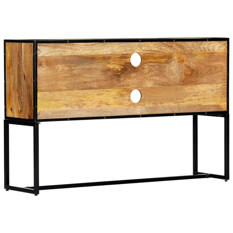 Szafka pod TV, 120 x 30 x 75 cm, lite drewno odzyskane