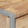 Stolik kawowy, 95 x 50 x 40 cm, surowe drewno mango