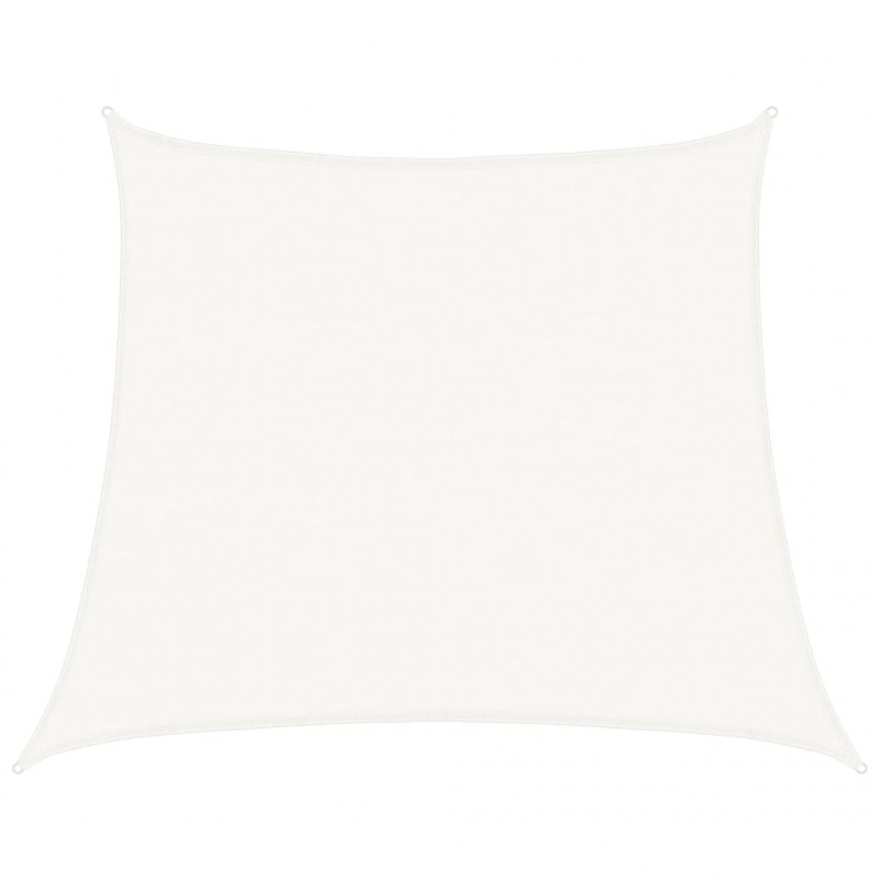 Żagiel przeciwsłoneczny, 160 g/m², biały, 4/5x4 m, HDPE