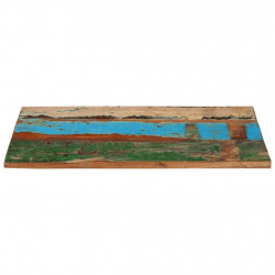 Prostokątny blat stołu 60x90 cm 25-27 mm, lite drewno z odzysku