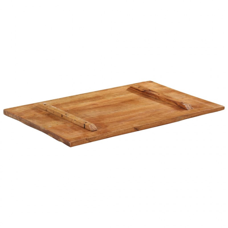 Prostokątny blat stołu 60x90 cm 25-27 mm, lite drewno z odzysku