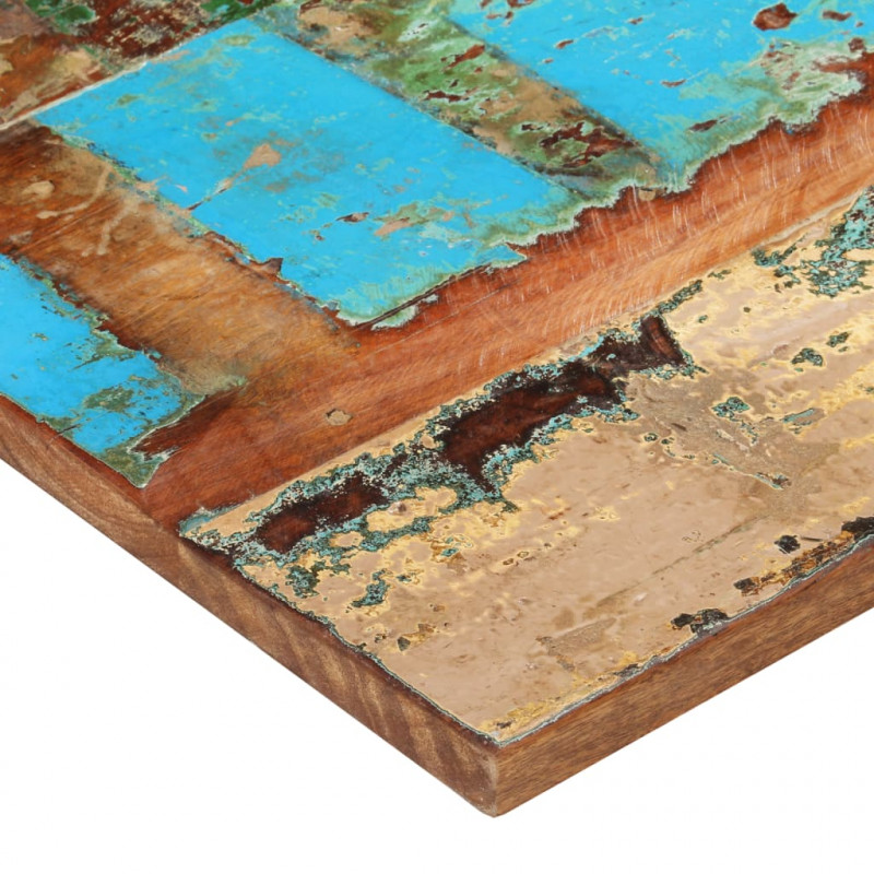 Prostokątny blat stołu 60x90 cm 25-27 mm, lite drewno z odzysku