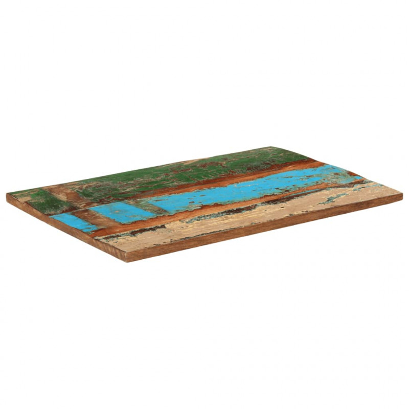 Prostokątny blat stołu 60x90 cm 25-27 mm, lite drewno z odzysku