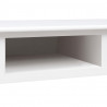 Biurko, białe, 110 x 45 x 76 cm, drewniane