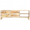 Szafka pod TV, 120x30x40 cm, lite drewno mango