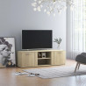 Szafka pod telewizor, dąb sonoma, 120x34x37 cm