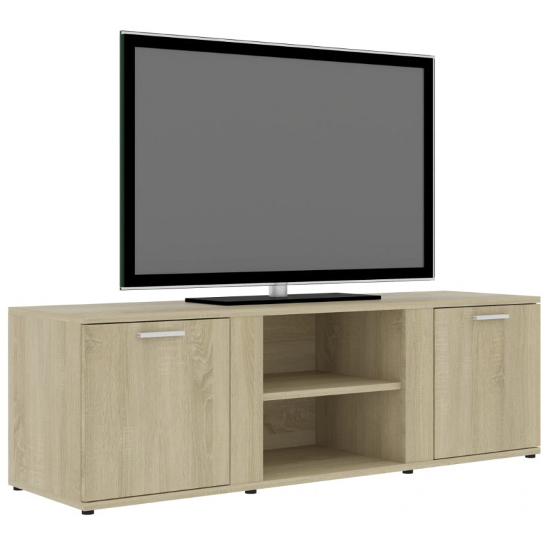 Szafka pod telewizor, dąb sonoma, 120x34x37 cm