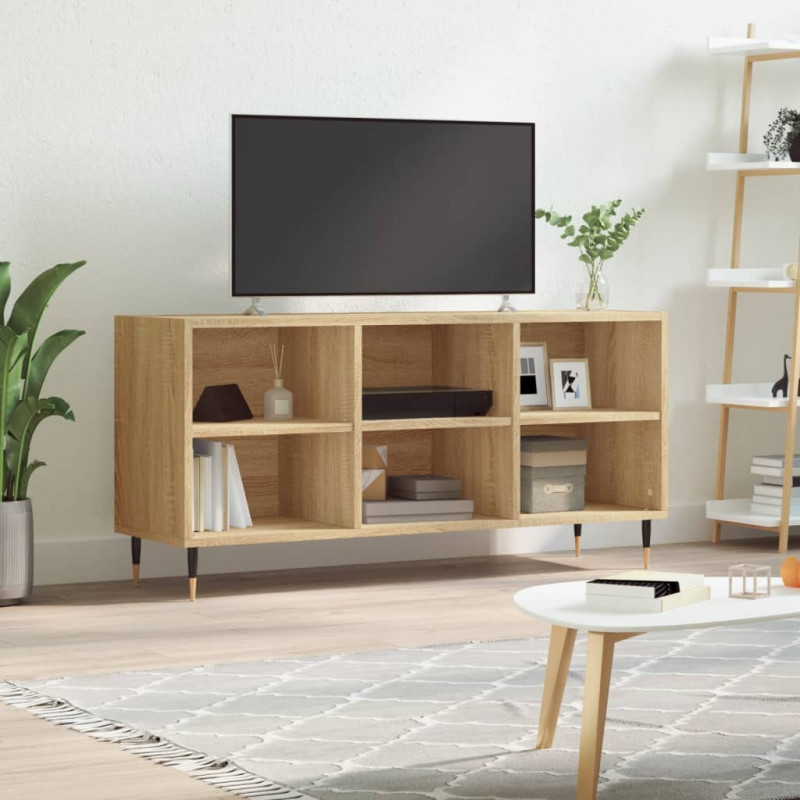 Szafka pod TV, dąb sonoma, 103,5x30x50 cm