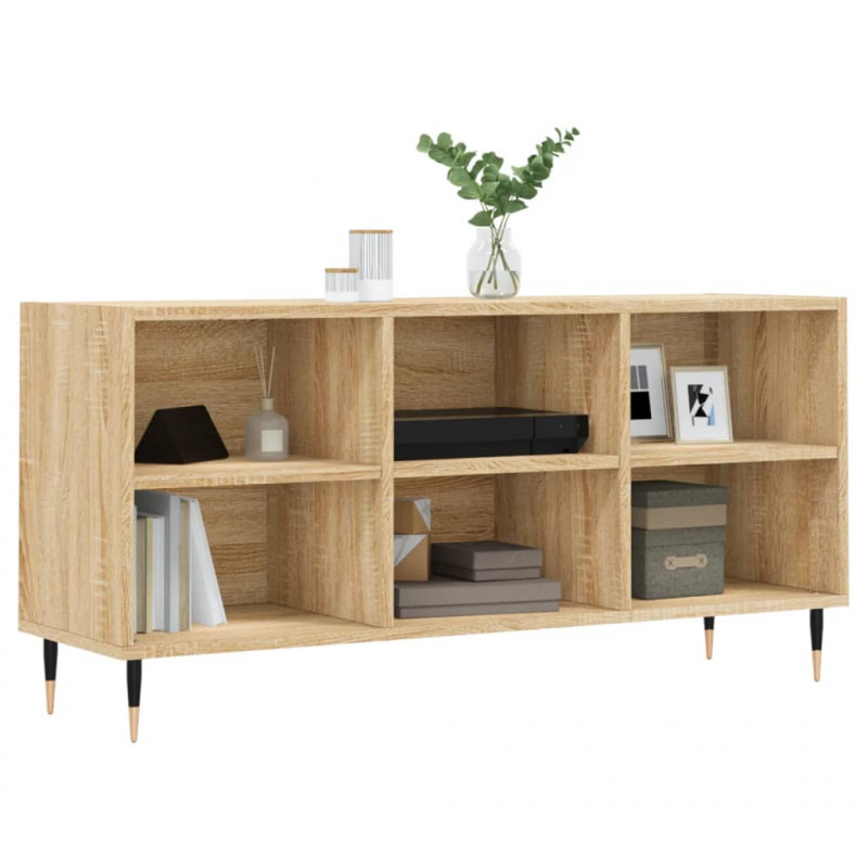 Szafka pod TV, dąb sonoma, 103,5x30x50 cm