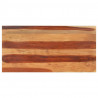 Blat stołu, 120x60x(2,5-2,7) cm, lite drewno akacjowe