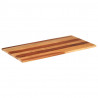 Blat stołu, 120x60x(2,5-2,7) cm, lite drewno akacjowe