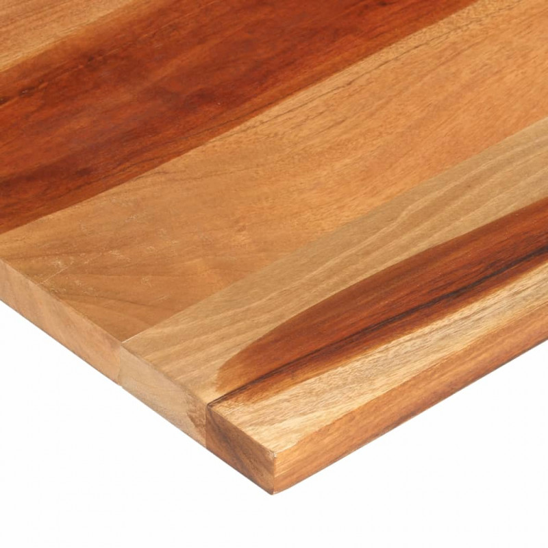 Blat stołu, 120x60x(2,5-2,7) cm, lite drewno akacjowe