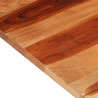 Blat stołu, 120x60x(2,5-2,7) cm, lite drewno akacjowe