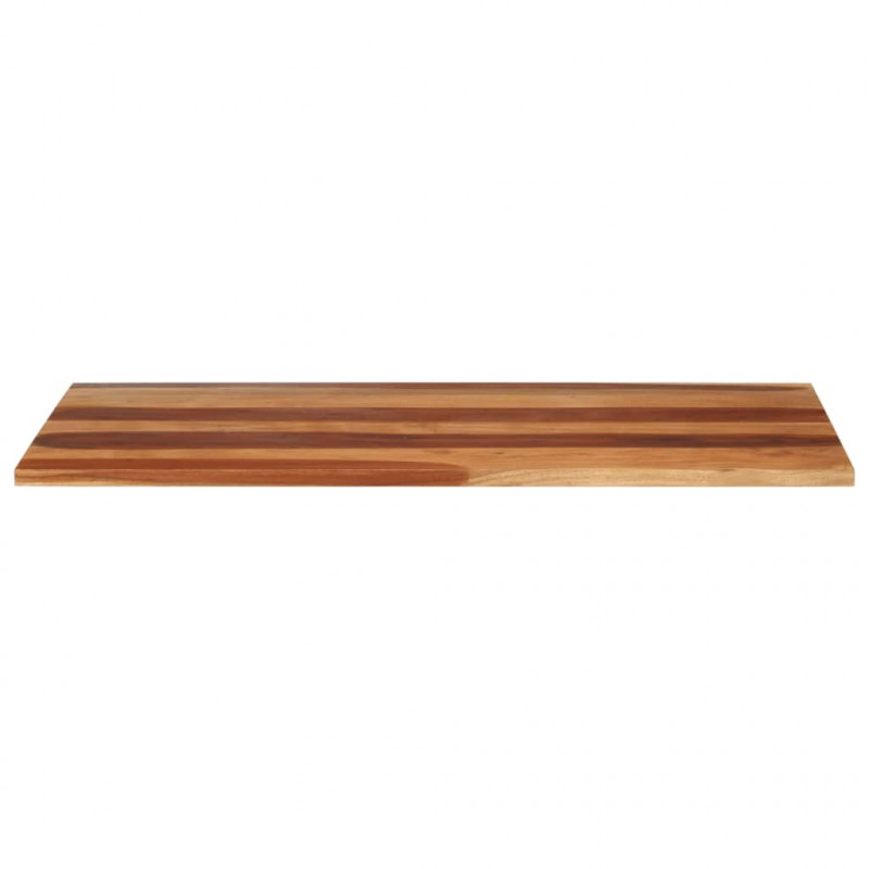 Blat stołu, 120x60x(2,5-2,7) cm, lite drewno akacjowe