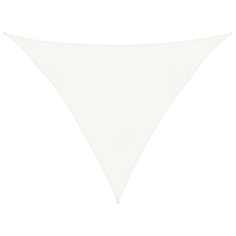Żagiel przeciwsłoneczny, 160 g/m², biały, 4x4x5,8 m, HDPE