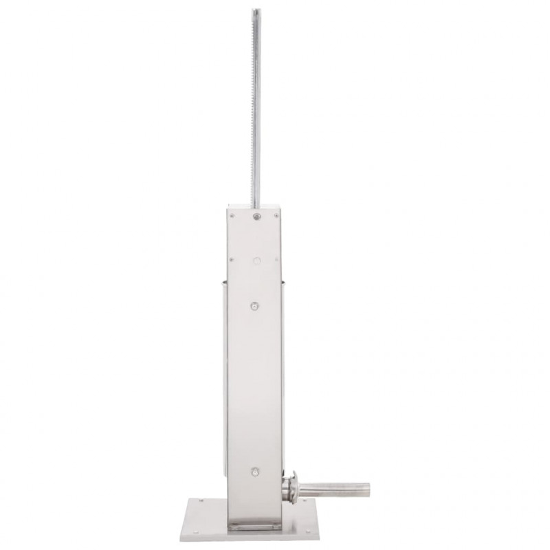 Ręczna nadziewarka do kiełbasy, srebrna, 7 L, stal nierdzewna